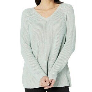 Eileen Fisher Ballet Neck Raglan Sleeve Pullover Sweater Organic Cotton Size XL